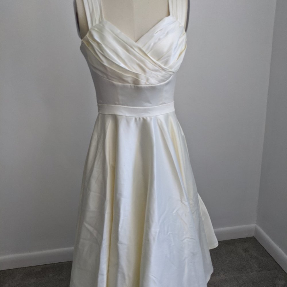 ModCloth ivory retro wedding dress